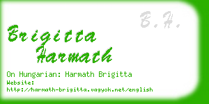brigitta harmath business card
